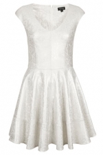 Silver dress at Topshop