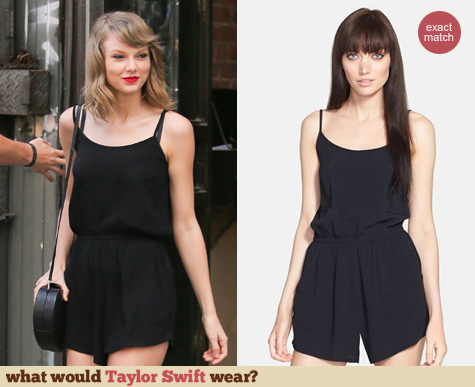 MinkPink See The World Romper worn by Taylor Swift