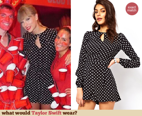 Taylor Swift Fashion: ASOS polka dot romper