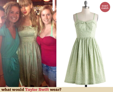 Taylor Swift Fashion: ModCloth's Have a Nice Daisy dress