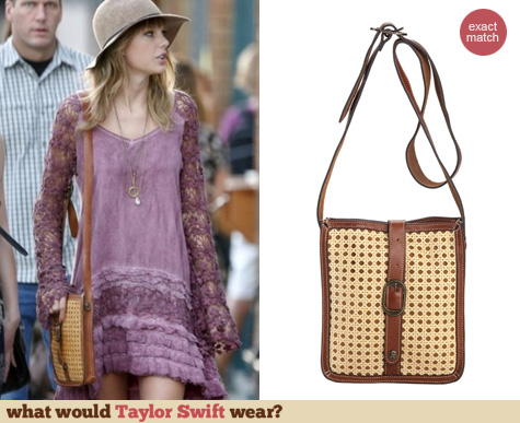 Taylor Swift Fashion: Patricia Nash Wicker Venezia Pouch