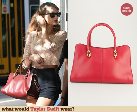 Taylor Swift Fashion: Tod's Sella Tote Bag worn in Melbourne