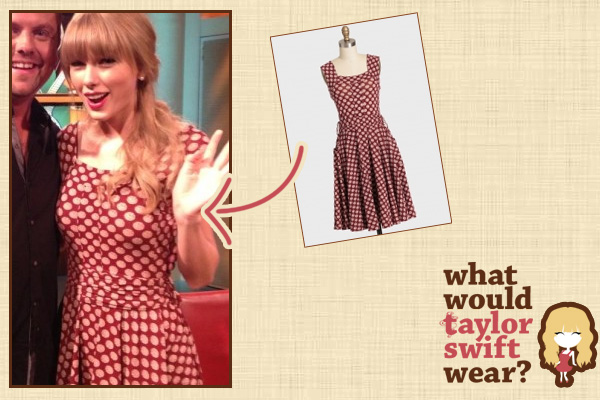 Taylor Swift's red polka dot dress