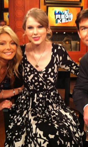 Taylor Swifts dress from Regis and Kelly