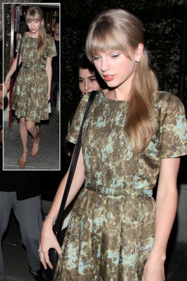 Taylor Swift's dress while out with Dianna Agron