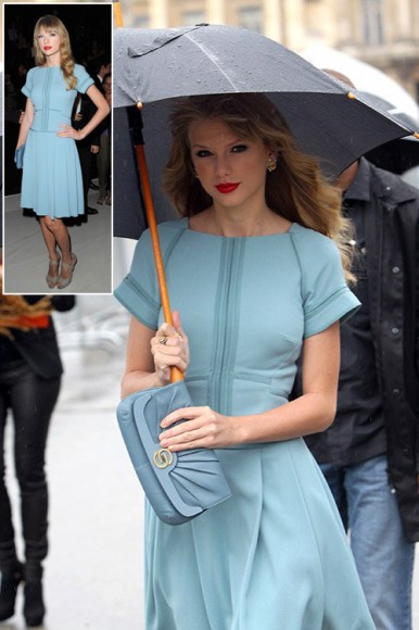 Taylor Swift's blue Elie Saab dress