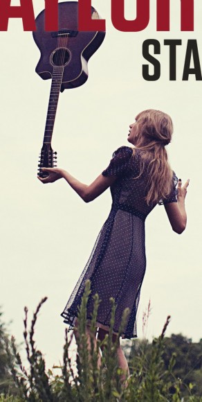 Taylor Swift's sheer black dress on State of Grace cover