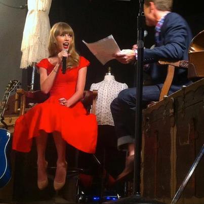 Taylor Swift's red dress at Sony All Access