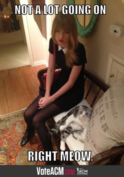 Taylor's black dress with white collar